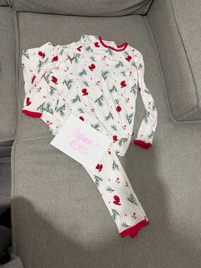 Kyte BABY Cardinal Holiday Print Pajama Set